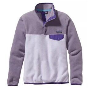 Patagonia Synchilla Snap-T Fleece Pullover Purple Lavender Size Medium